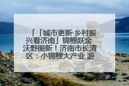 「城市更新·乡村振兴看济南」锦鲤跃金 沃野图新！济南市长清区：小锦鲤大产业 游出农旅新风景