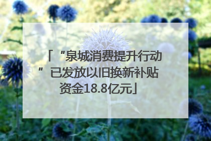 “泉城消费提升行动”已发放以旧换新补贴资金18.8亿元