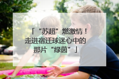 “苏超”燃激情！走进宿迁球迷心中的那片“绿茵”