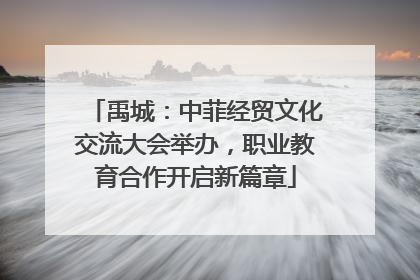 禹城：中菲经贸文化交流大会举办，职业教育合作开启新篇章