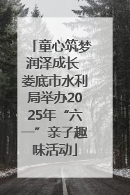 童心筑梦润泽成长 娄底市水利局举办2025年“六一”亲子趣味活动