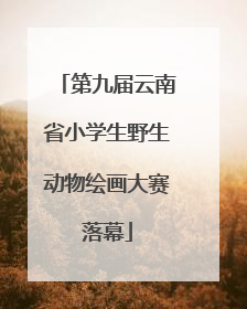第九届云南省小学生野生动物绘画大赛落幕