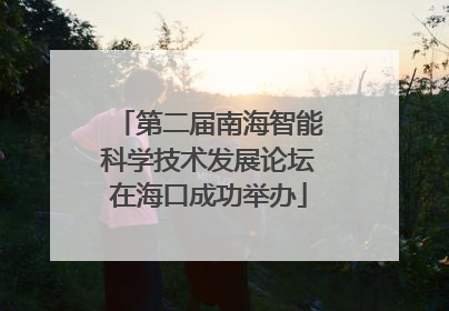 第二届南海智能科学技术发展论坛在海口成功举办