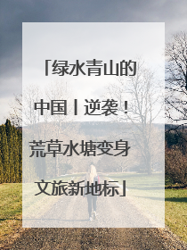 绿水青山的中国丨逆袭！荒草水塘变身文旅新地标