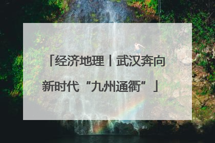 经济地理丨武汉奔向新时代“九州通衢”