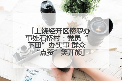 上饶经开区傍罗办事处石桥村：党员“下田”办实事 群众“点赞”笑开颜