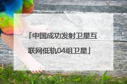 中国成功发射卫星互联网低轨04组卫星