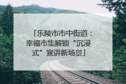 乐陵市市中街道：幸福市集解锁“沉浸式”宣讲新场景