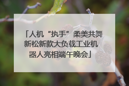人机“执手”柔美共舞 新松新款大负载工业机器人亮相端午晚会