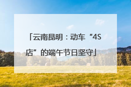 云南昆明：动车“4S店”的端午节日坚守