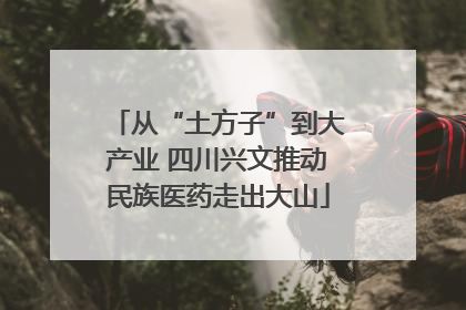从“土方子”到大产业 四川兴文推动民族医药走出大山