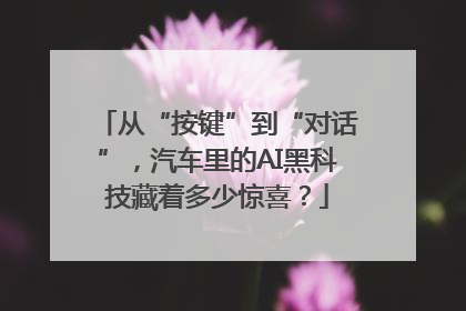 从“按键”到“对话”，汽车里的AI黑科技藏着多少惊喜？