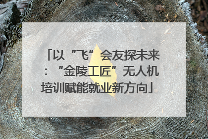 以“飞”会友探未来：“金陵工匠”无人机培训赋能就业新方向