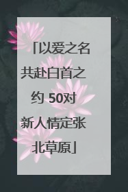 以爱之名共赴白首之约 50对新人情定张北草原