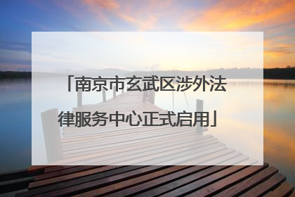 南京市玄武区涉外法律服务中心正式启用