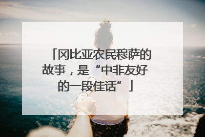 冈比亚农民穆萨的故事，是“中非友好的一段佳话”