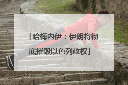 哈梅内伊：伊朗将彻底摧毁以色列政权