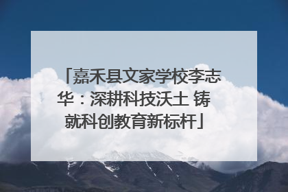 嘉禾县文家学校李志华：深耕科技沃土 铸就科创教育新标杆