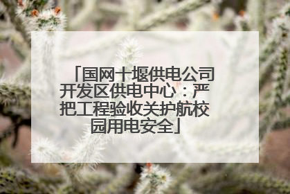 国网十堰供电公司开发区供电中心：严把工程验收关护航校园用电安全
