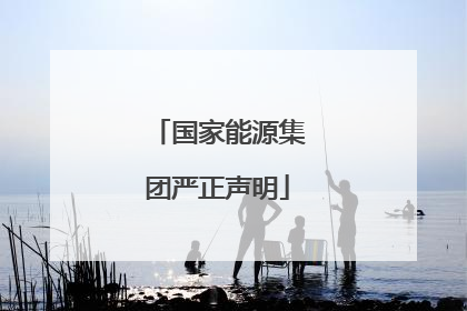 国家能源集团严正声明