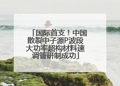 国际首支！中国散裂中子源P波段大功率超构材料速调管研制成功