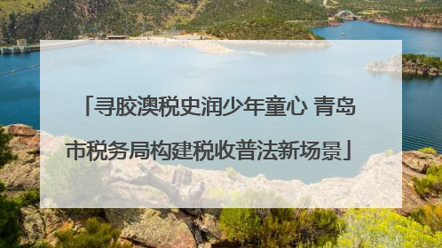 寻胶澳税史润少年童心 青岛市税务局构建税收普法新场景