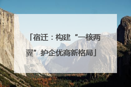宿迁：构建“一核两翼”护企优商新格局