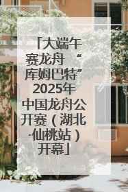 大端午 赛龙舟 “库姆巴特”2025年中国龙舟公开赛（湖北·仙桃站）开幕