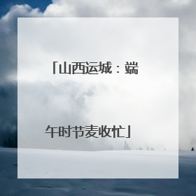 山西运城：端午时节麦收忙