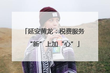 延安黄龙：税费服务“新”上加“心”