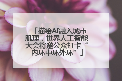 描绘AI融入城市肌理，世界人工智能大会将邀公众打卡“内环中环外环”