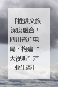 推进文旅深度融合！四川省广电局：构建“大视听”产业生态