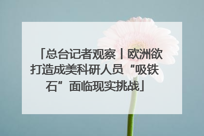 总台记者观察丨欧洲欲打造成美科研人员“吸铁石”面临现实挑战