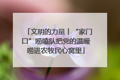 文明的力量丨“家门口”唠嗑队把党的温暖唠进农牧民心窝里