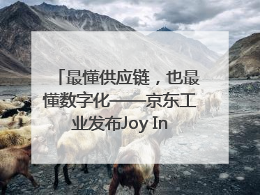 最懂供应链，也最懂数字化——京东工业发布Joy Industrial 重塑工业未来