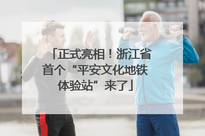 正式亮相！浙江省首个“平安文化地铁体验站”来了