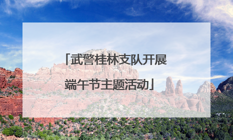 武警桂林支队开展端午节主题活动