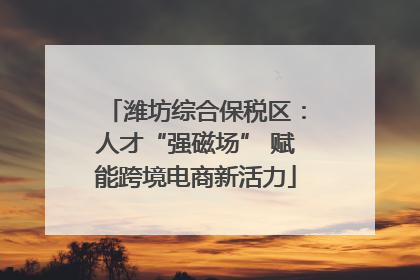 潍坊综合保税区：人才“强磁场” 赋能跨境电商新活力