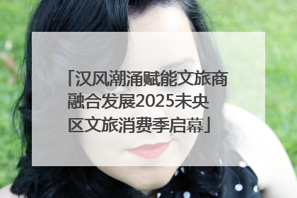 汉风潮涌赋能文旅商融合发展2025未央区文旅消费季启幕