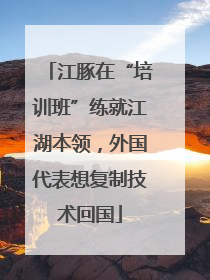 江豚在“培训班”练就江湖本领，外国代表想复制技术回国