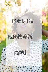 河北打造现代物流新高地