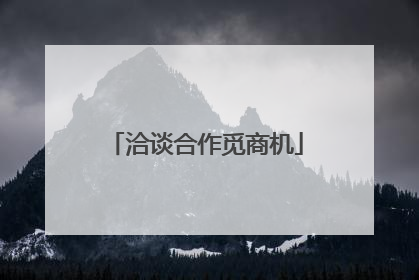 洽谈合作觅商机