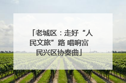 老城区：走好“人民文旅”路 唱响富民兴区协奏曲