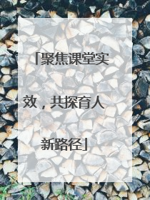 聚焦课堂实效，共探育人新路径