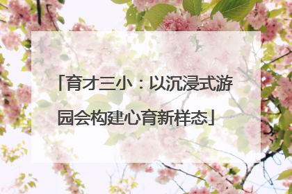 育才三小：以沉浸式游园会构建心育新样态