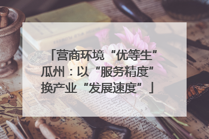 营商环境“优等生”瓜州：以“服务精度”换产业“发展速度”