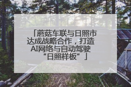 蘑菇车联与日照市达成战略合作，打造AI网络与自动驾驶“日照样板”