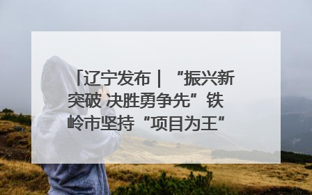 辽宁发布｜“振兴新突破 决胜勇争先”铁岭市坚持“项目为王”推进经济高质量发展