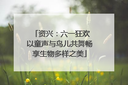 资兴：六一狂欢 以童声与鸟儿共舞畅享生物多样之美