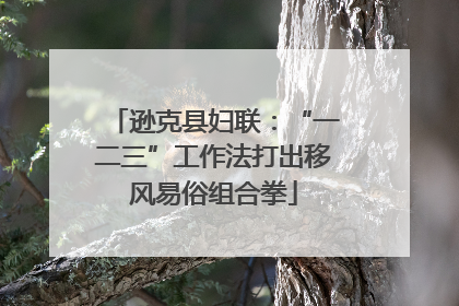 逊克县妇联：“一二三”工作法打出移风易俗组合拳